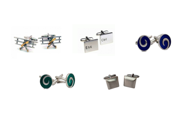 Cufflinks Range - Five Options Available