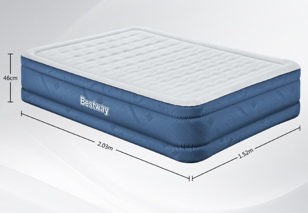 Bestway Inflatable Queen Air Mattress with Pump