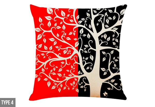 Tree of Life Linen Cushion Cover - Four Styles Available