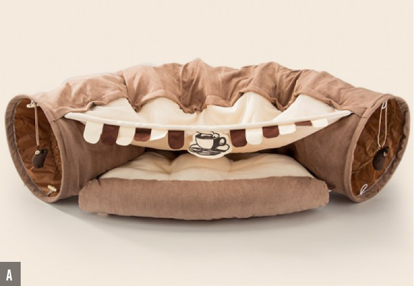 Cat Tunnel Bed - Two Styles Available