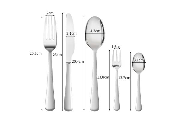 Toque 30-Piece Cutlery Set - Four Colours Available & Option for 60 & 120-Piece