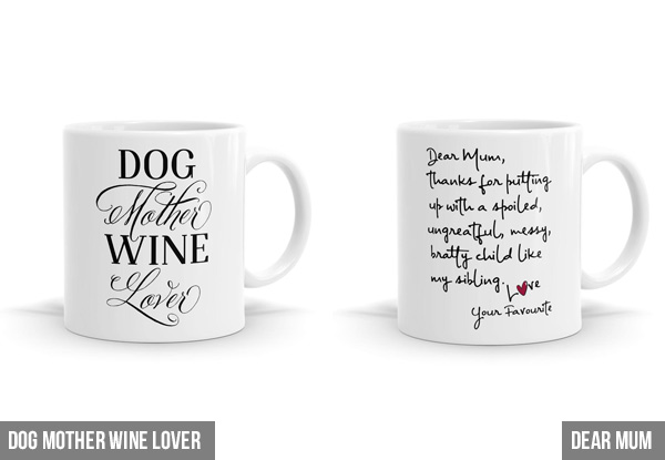 Bespoke Art Mother's Day Mugs - 11 Styles Available