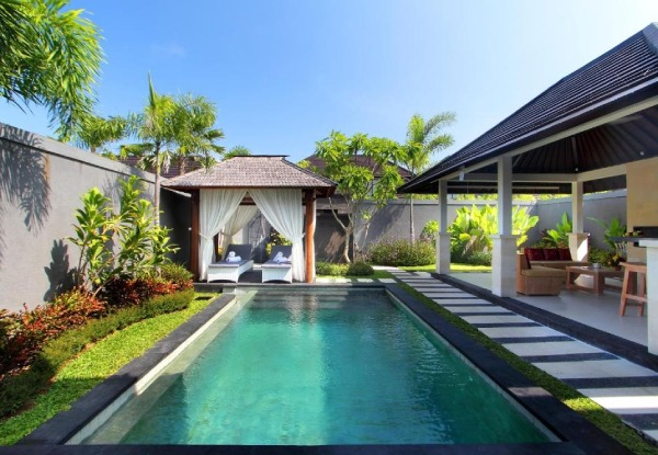 Three-Night Bali Escape for Four People in a Two-Bedroom Pool Villa in Seminyak incl. Welcome Drink, Breakfast, Afternoon High Tea, Daily Shuttle, Free Daily Lunch/Dinner, Return Airport Transfer & More - Options for up to Seven Nights