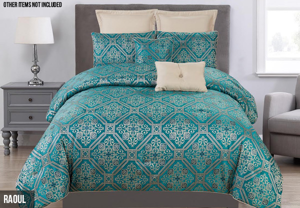 Raoul Seven-Piece Comforter Set - Three Sizes Available