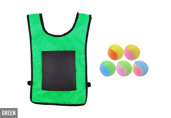 Self-Stick Vest & Balls - Four Colours Available