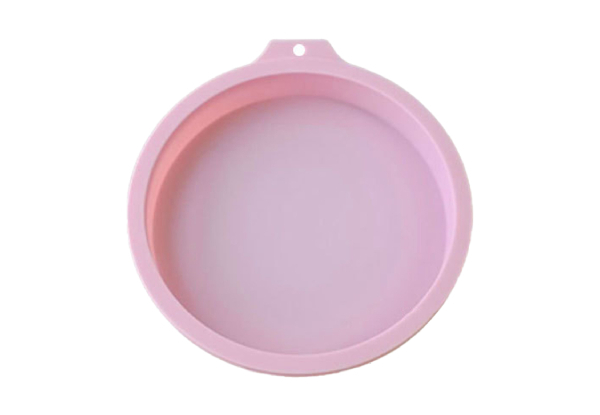 6-inch Non-Stick Round Silicone Cake Baking Mould - Available in Two Colours & Option for Four-Pack