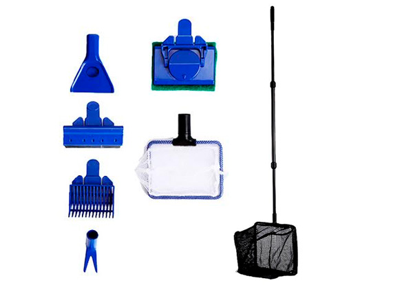 Six-in-One Complete Aquarium Fish Tank Cleaning Set