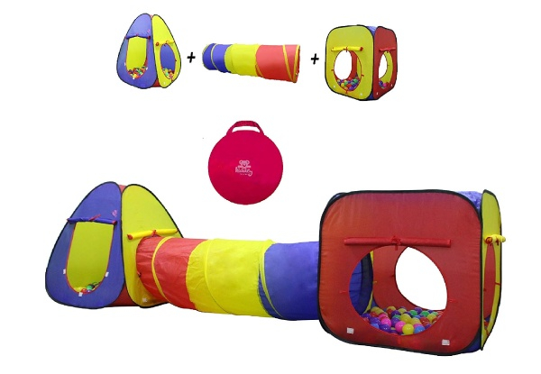 Kid's Crawl Tunnel Play Tent