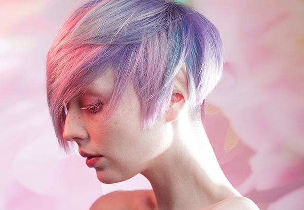 Creative Colour Package incl. All Over or Multiple Colours, Lock Treatment, Style Cut, Head Massage & Blow Wave - Seven Locations Available