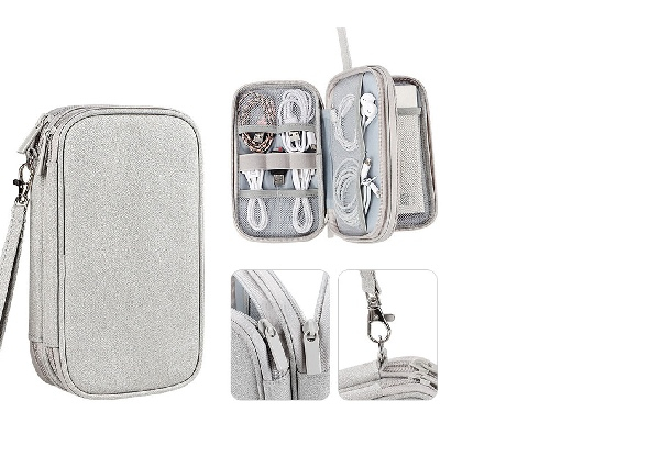 Portable Electronics Travel Bag - Four Colours Available