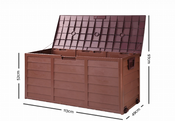 279L Outdoor Storage Box Range - Four Colours Available