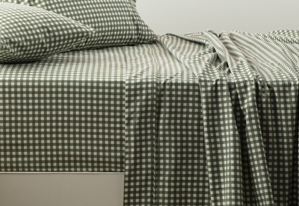 Park Avenue 175GSM Egyptian Cotton Flannelette Sheet Set - Available in Two Styles & Seven Sizes