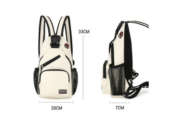 Crossbody Sling Backpack with Earphone Hole - Eight Colours Available