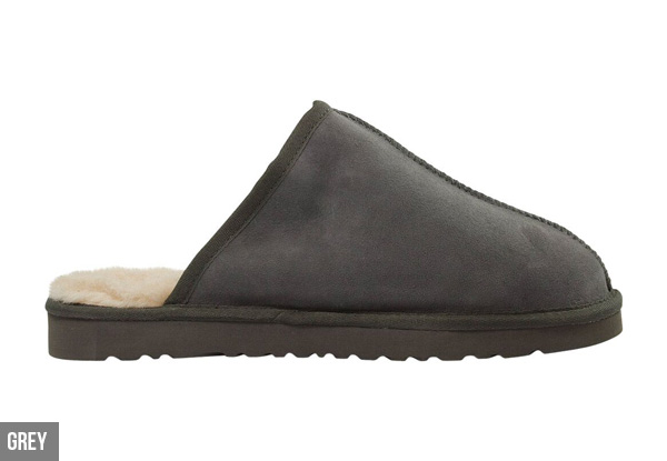 Auzland Men’s 'Andy' Classic Australian Sheepskin UGG Scuffs - Two Colours Available