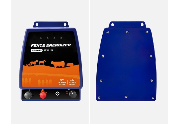 Petscene 45KM Electric Fence Energiser Charger IPX6 4.8J