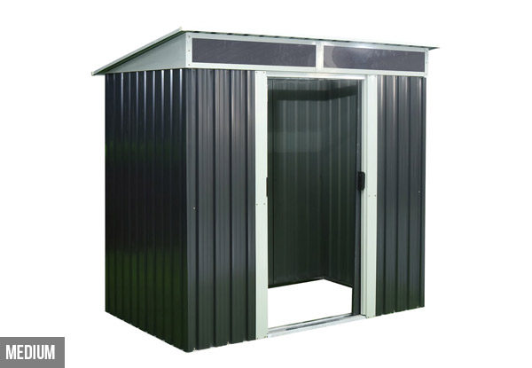 Garden Shed with Front Skylight - Two Sizes Available