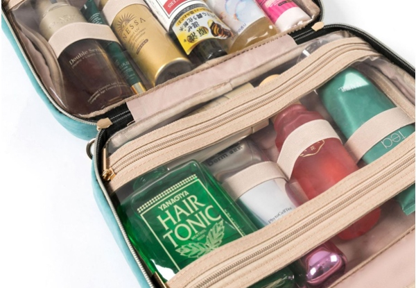 Foldable Toiletry Organiser Case - Three Colours Available