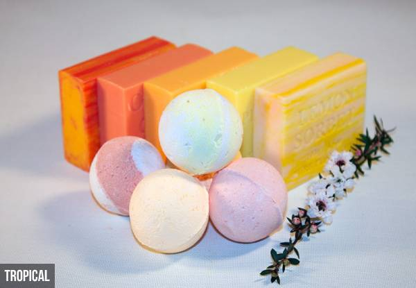 Natural Soap & Bath Bomb Pamper Packs - Three Options Available