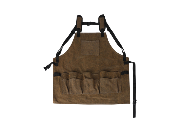 Adjustable Waxed Canvas Workshop Apron