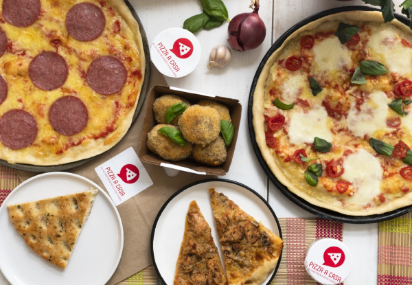 Italian Pizza Home Meal Kit for Two Extra Large Pizzas - Ten Options Available