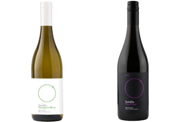 Six Bottles of Satellite Wine - Two Options Available
