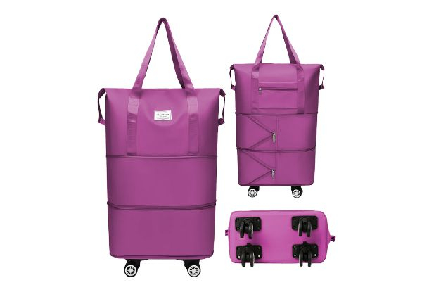Large Capacity Folding Travel Duffle Bag - Four Colours Available