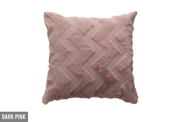 Wave Pattern Plush Pillowcase - Six Colours Available