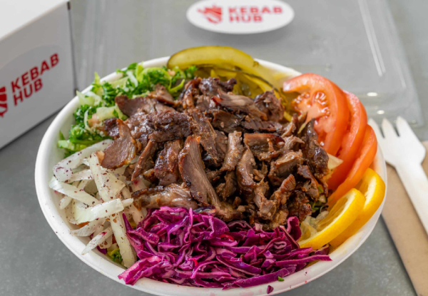 Kebab, Medium Kebab Salad, Meat on Chips or Kebab on Rice incl. Fries & a 330ml Drink for One Person - Options for up to Four People