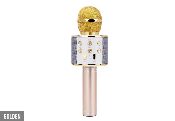 Wireless Bluetooth Karaoke Microphone - Three Colours Available