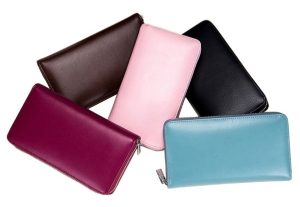 36-Card Leather Wallet - Five Colours Available with Free Delivery