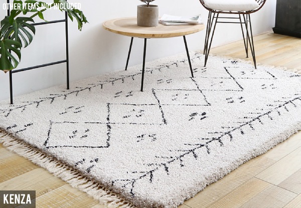 Moroccan Shaggy Rug Range - Four Designs Available