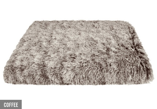 Soft Plush Pet Bed Sleeping Mat - Available in Three Colours & Four Sizes
