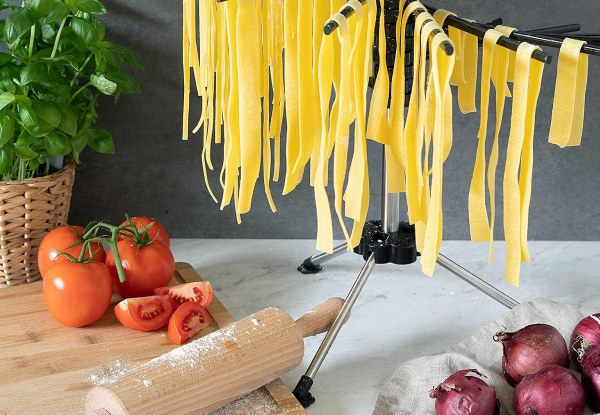 Rotating Pasta Drying Rack with 14 Rods