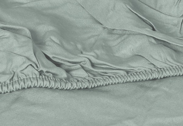 DreamZ Three-Piece Bamboo Fitted Sheet Set - Available in Four Colours & Two Sizes