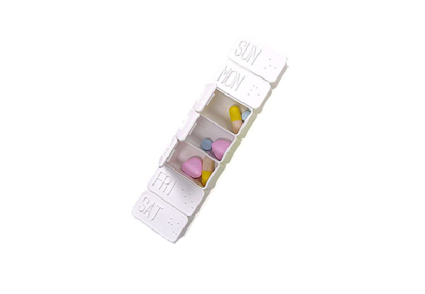 Seven-Day Pill Box Two-Pack - Option for Four-Pack with Free Delivery