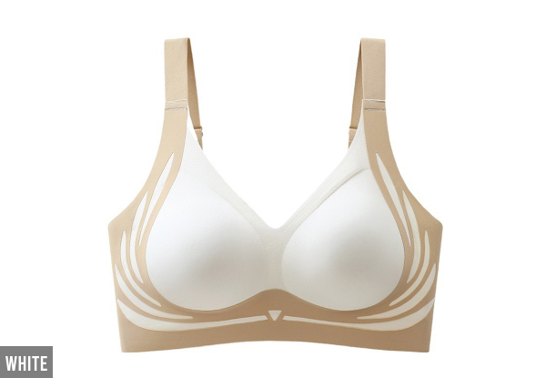 Super Gather Wireless Push-Up Bra Lifting Anti-Sagging Bra - Available in Four Colors & Four Sizes & Option for Two-Pack