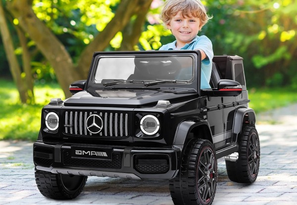 Black Mercedes Ride on Car for Kids with Remote Control