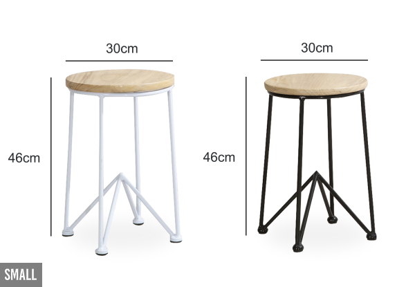 Aspire Apex Modern Stool Range - Two Colours & Two Sizes Available