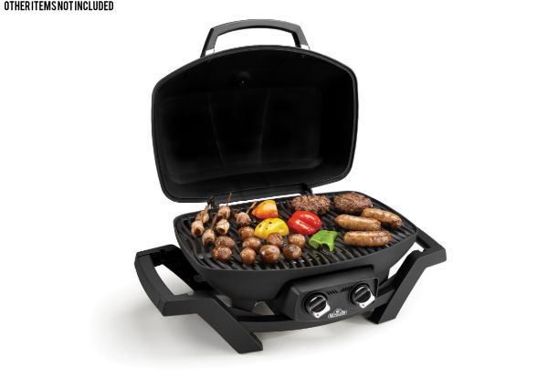 Napoleon Travel Q Pro285 Black Gas Grill Bundle incl. Hot Plate & BBQ Cover with Free Metro Delivery