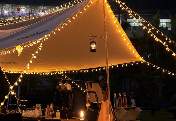 10-Meters 80-LEDs Ball String Camping Light