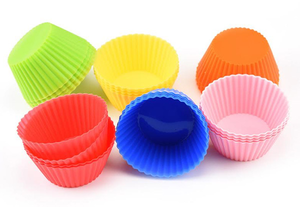 24 Silicone Cupcake Moulds