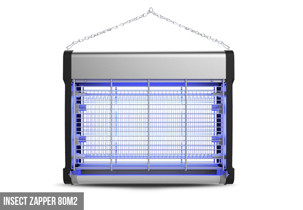 80m2 Insect Zapper - Option for 150m2 Insect Zapper Available