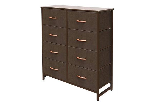 Eight-Drawer Chest Dresser Tallboy - Two Colours Available