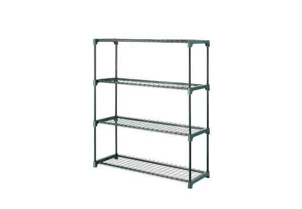 Two-Pack Four-Tier Plant Shelves Greenhouse - Option for Five-Tier & Six-Tier