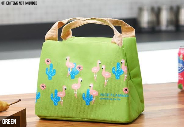 Flamingo Thermal Insulated Lunch Bags - Four Colours Available with Free Delivery