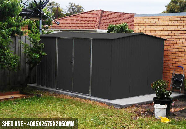 Swing Door Garden Storage Shed - Two Sizes Available