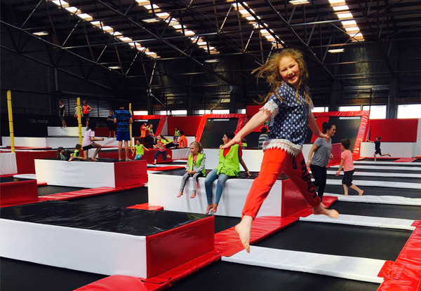 One-Hour Bounce Session for Two People - Options for Two-Hour Session & a Family Pass Available