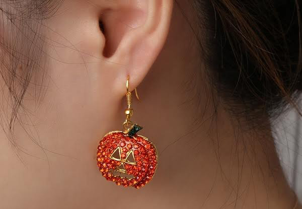 Pumpkin Spice Earrings with Free Delivery