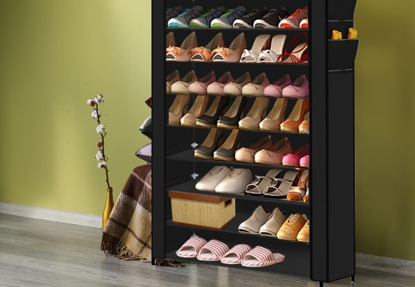 Levede 10-Tier Portable Shoe Rack Storage - Available in Three Colours & Option for Two-Piece