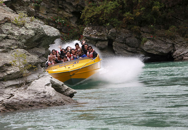 Adult Goldfields Jet Boat Experience on the Kawarau River - Option for Two People